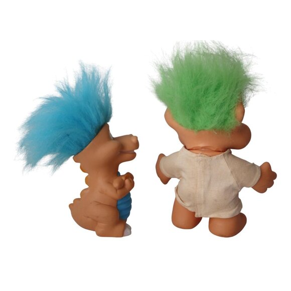 9 Vintage Troll Dolls Dragon Baby Collection Troll 1990's - Picture 3 of 11